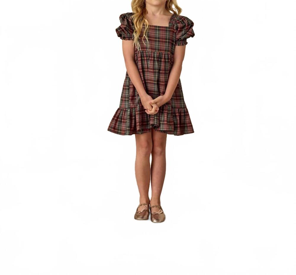 NEW NORALEE louella dress in winter tartan